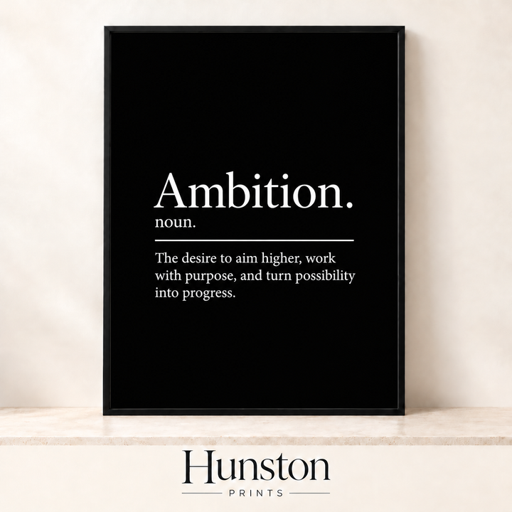 Ambition Definition Print