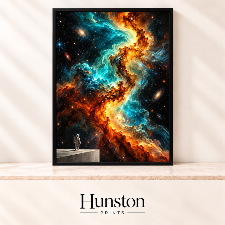 Astronaut Nebula Print