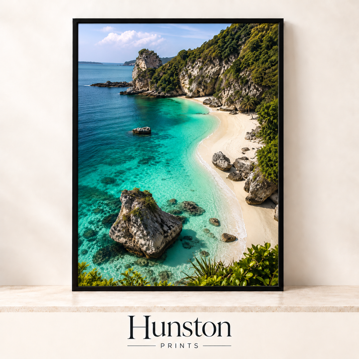 Hidden Tropical Cove Print