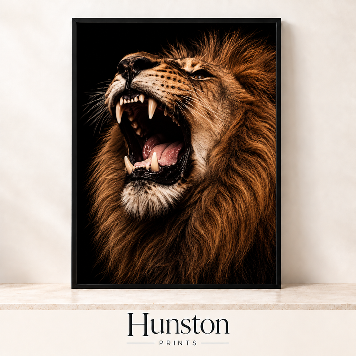 Roaring Lion Print